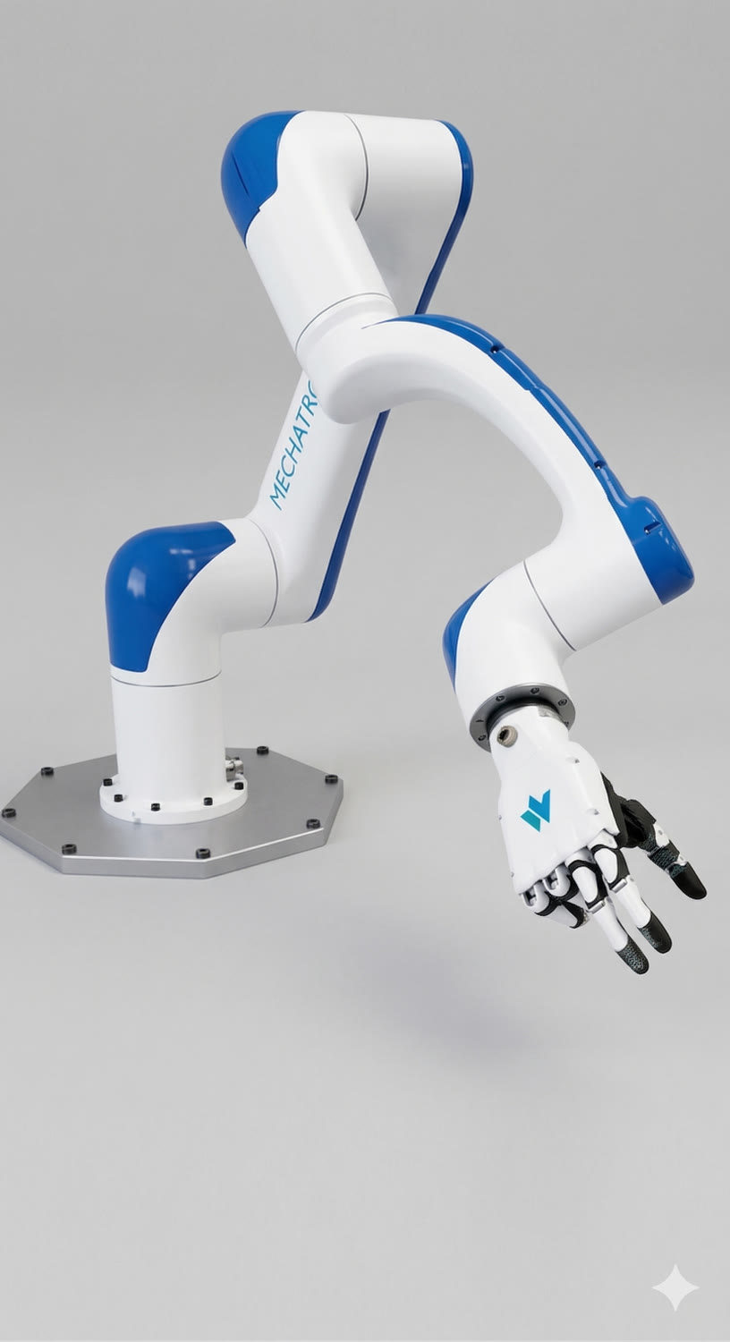 Robotic arm with adaptive gripper